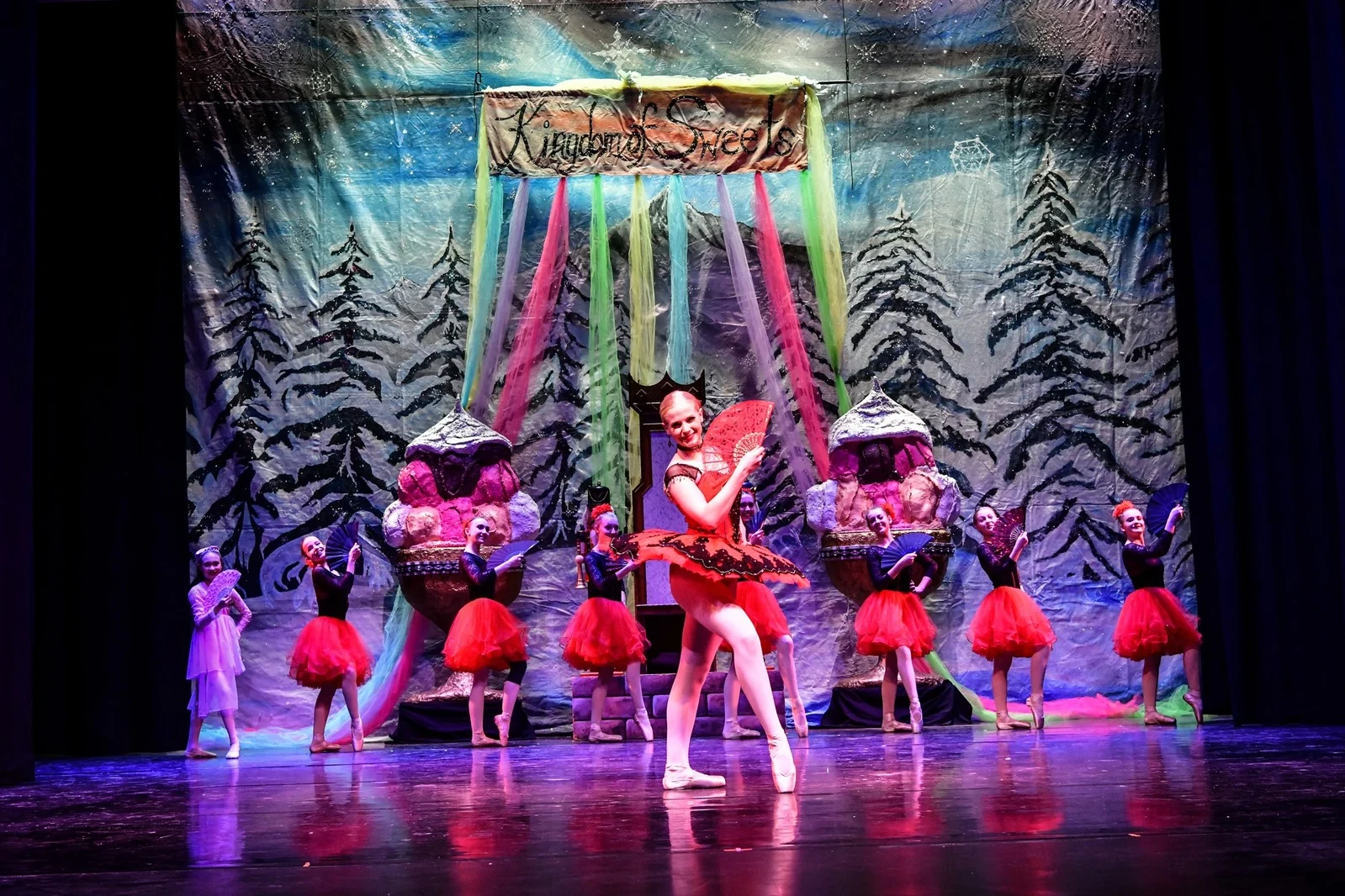 Weehawken dancers performing in The Nutcracker